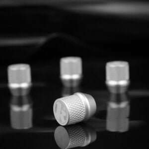 Automobile Valve Cap - silver