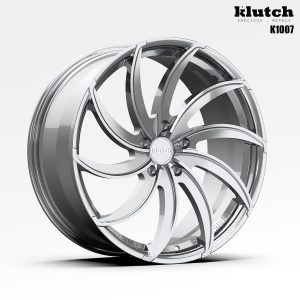 K1007 directional turbine forged wheel front view