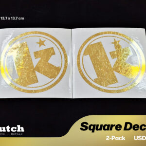 Square Logo Decal – Gold