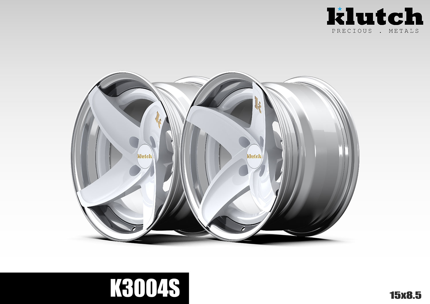 K3004S | Balanced 4-Spoke Geometry | Klutch Wheels