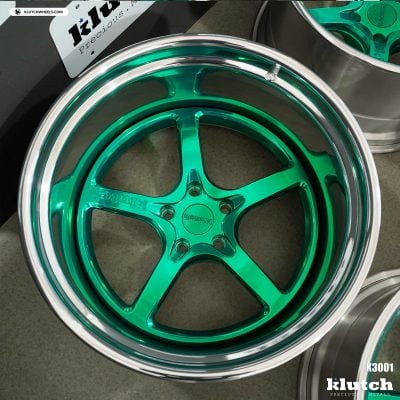 Klutch K3001 3-piece forged wheel detail view 3