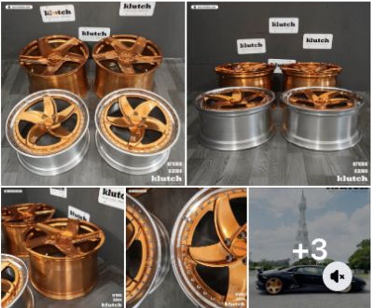 Lamborghini Aventador SV Klutch K3004 and KF1008 wheel set on Instagram