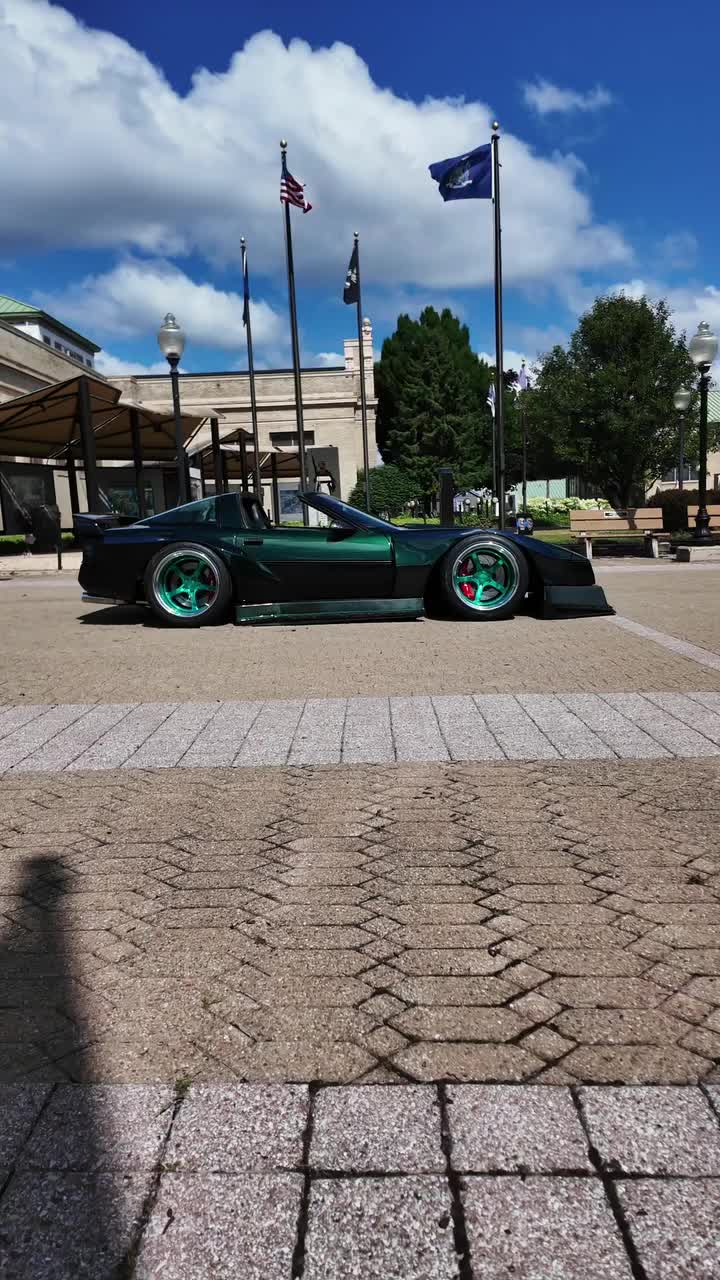 Widebody Corvette with Klutch K3001 wheels from TikTok
